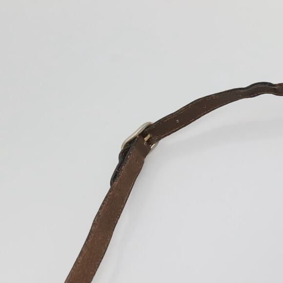GUCCI GG Supreme Web Sherry Line Shoulder Bag Pvc Beige Gold Red - Picture 8 of 16